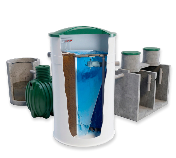 Типы автономной канализации в Украине: сравнение выгребной ямы, септика, биосептика и аэробной станции