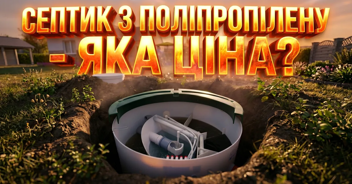 Септик из полипропилена цена