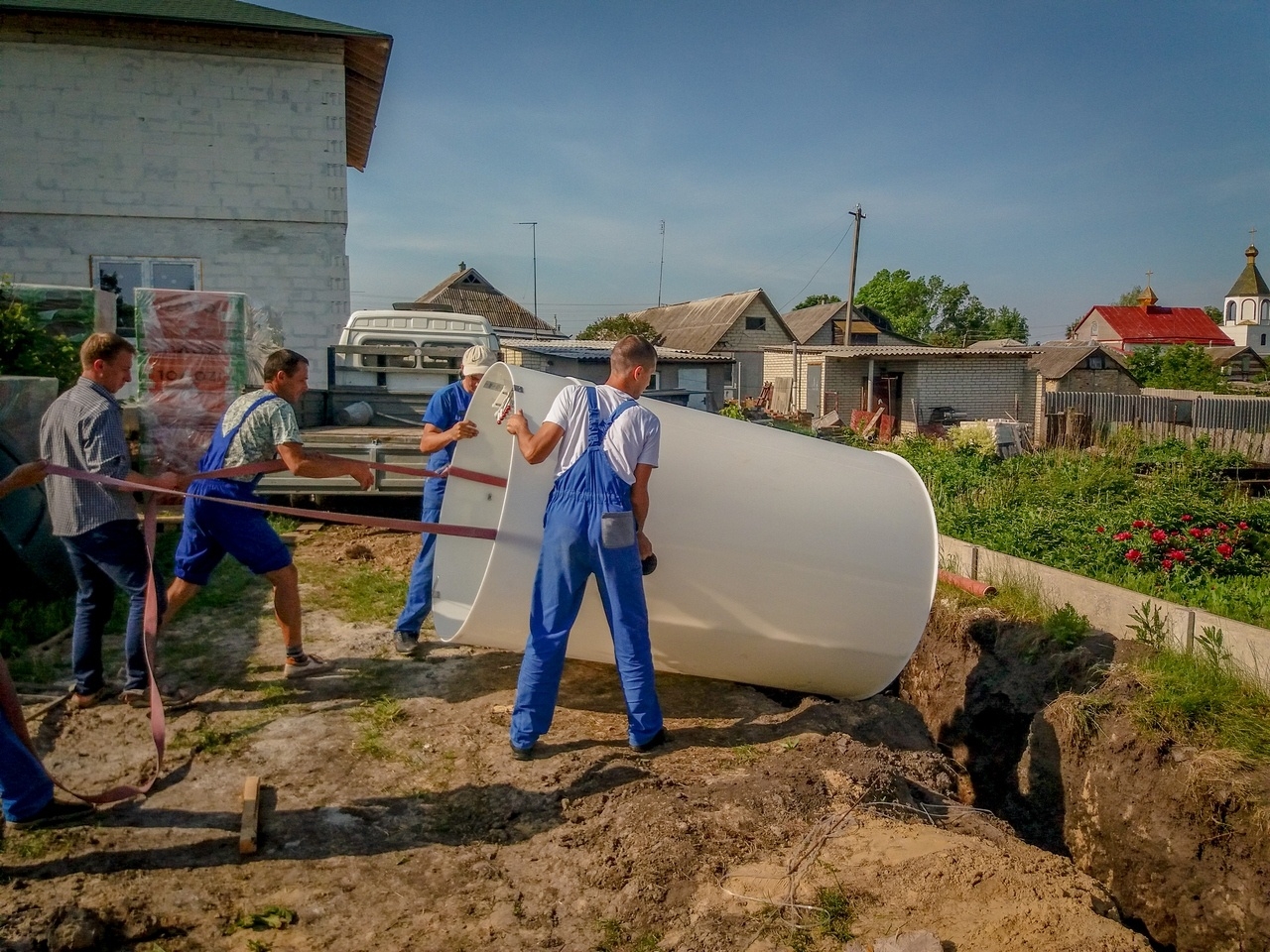 Монтаж очистных сооружений AQUATEC (12)