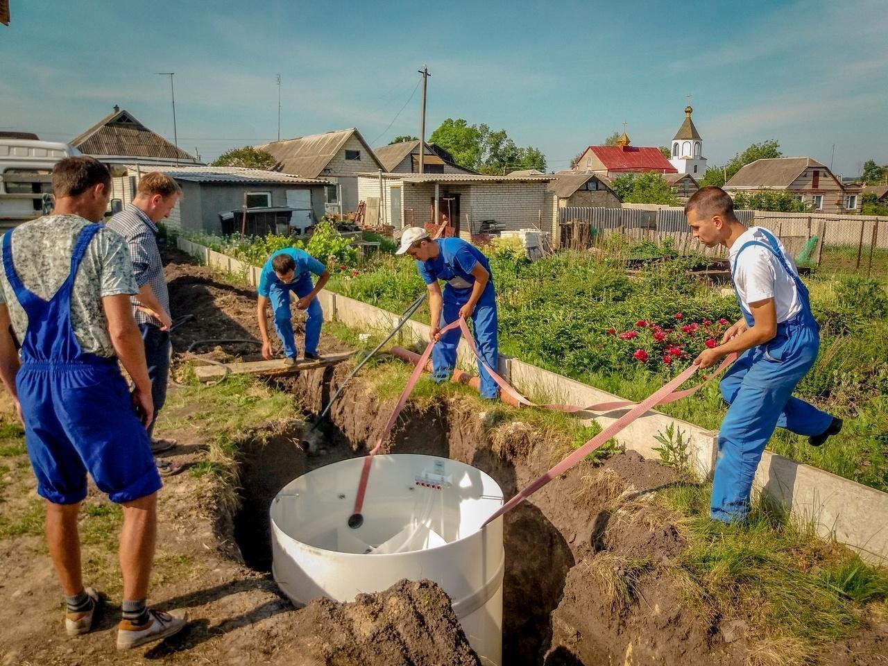 Монтаж очистных сооружений AQUATEC (13)