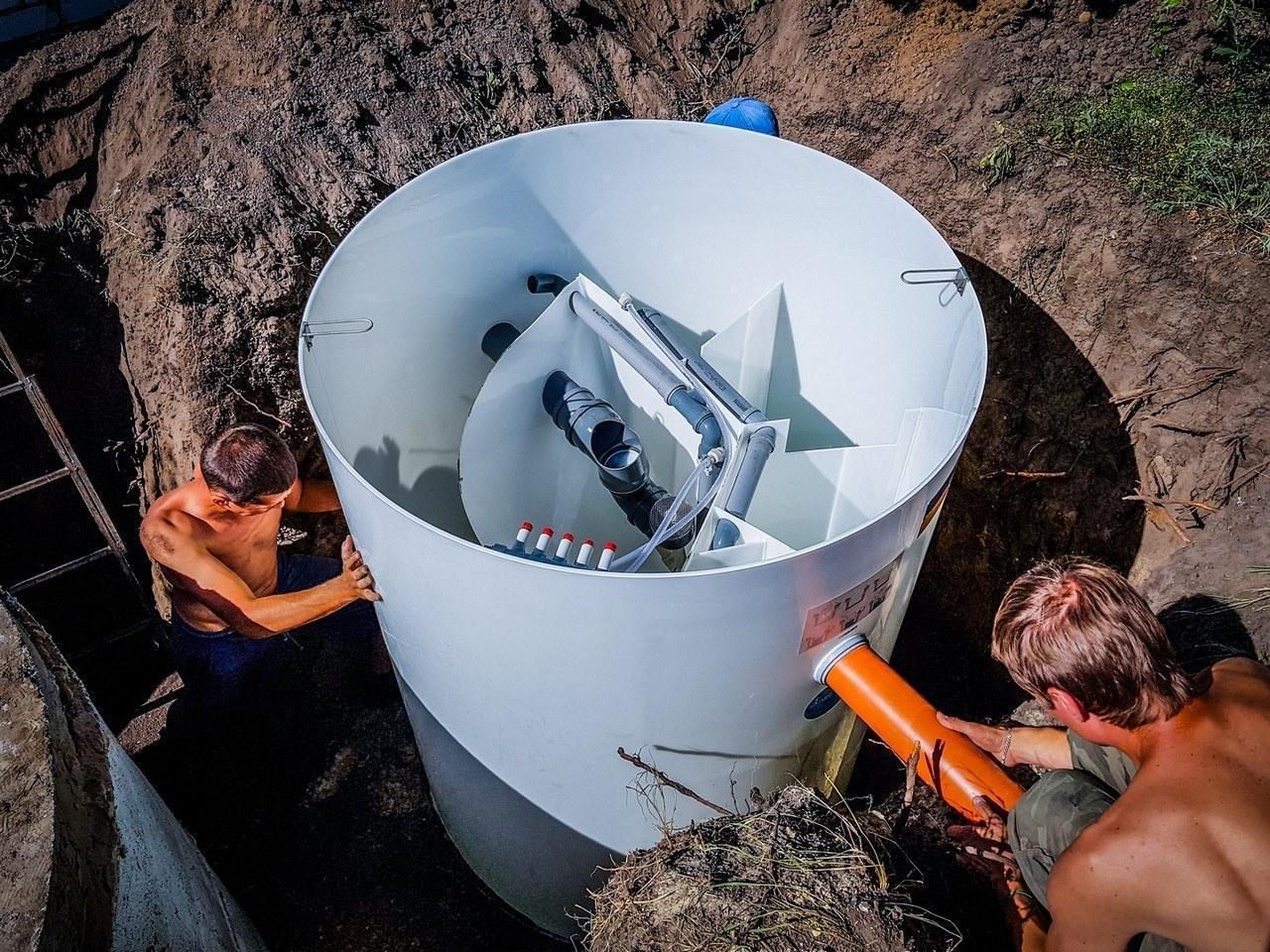 Монтаж очистных сооружений AQUATEC (8)